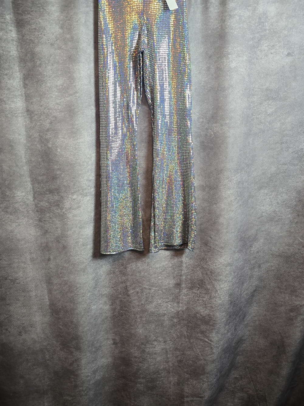 Topshop Sequin Flare Pants Multicolor